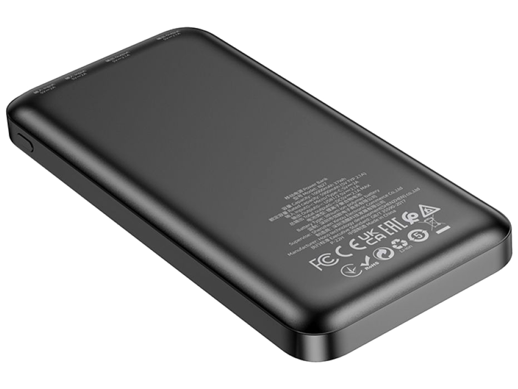 Універсальна Мобільна Батарея BJ27 Pindar 10000 mAh, Чорний