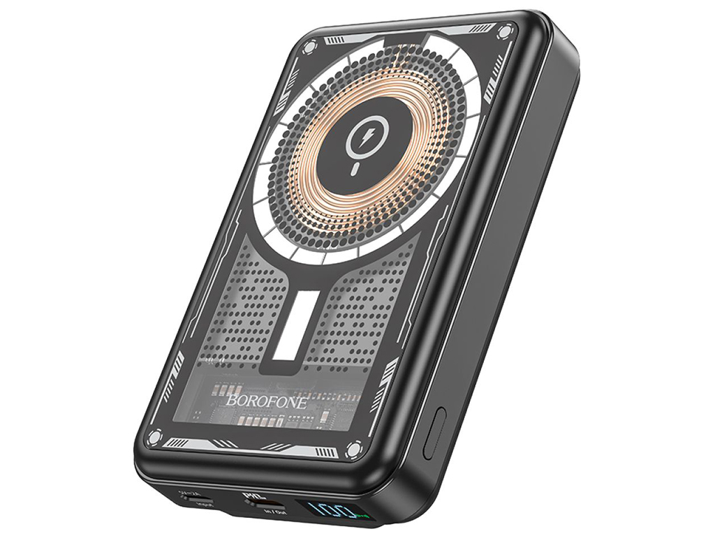 Power Bank Borofone BJ29 Discovery Edition PD20W magnetic wireless fast charging 10000mAh Цвет Черны