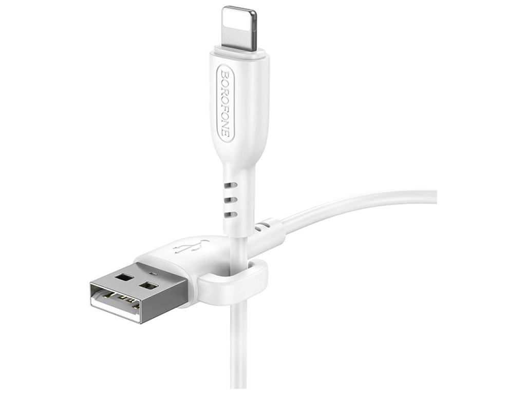 Кабель USB Borofone BX91 Lightning 2.4A Колір Білий