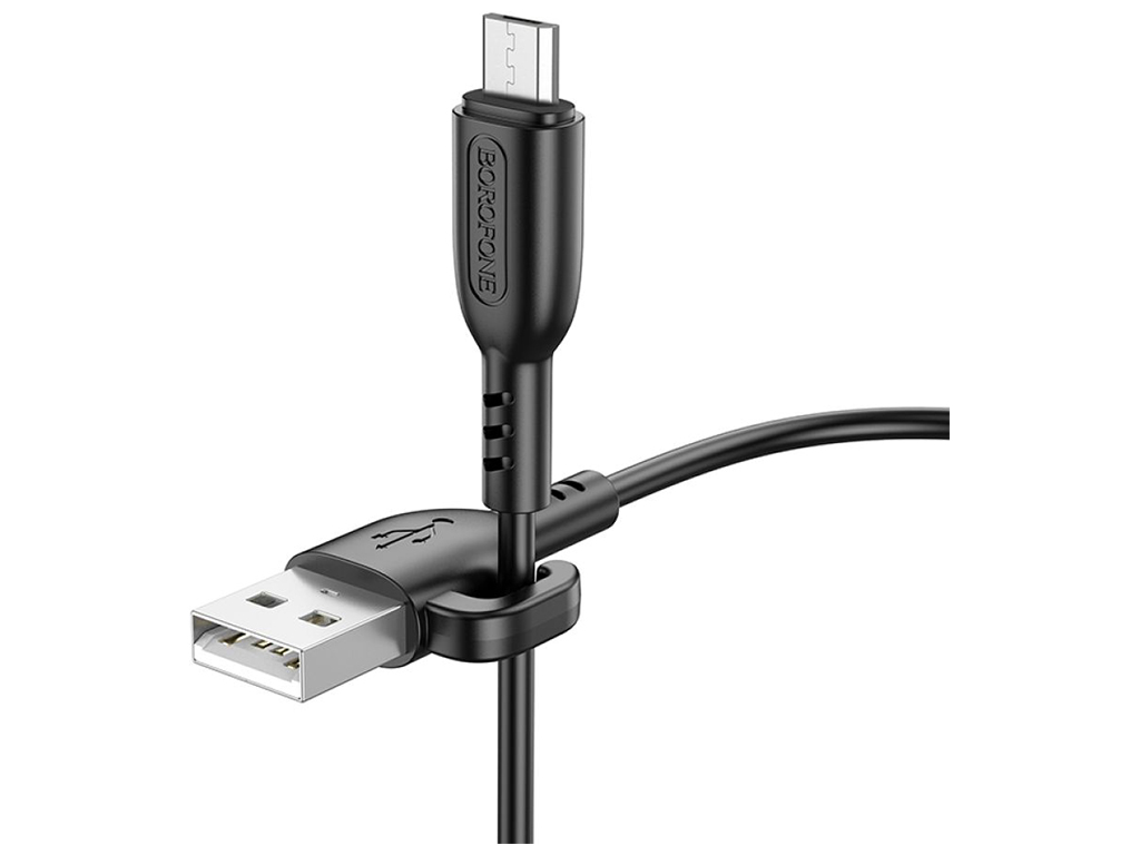 Кабель USB Borofone BX91 Micro 2.4A Колір Чорний