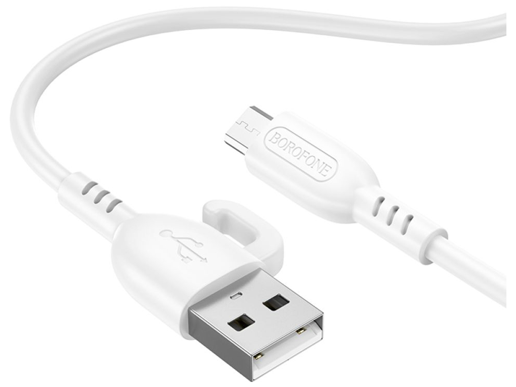 Кабель USB Borofone BX91 Micro 2.4A Колір Білий