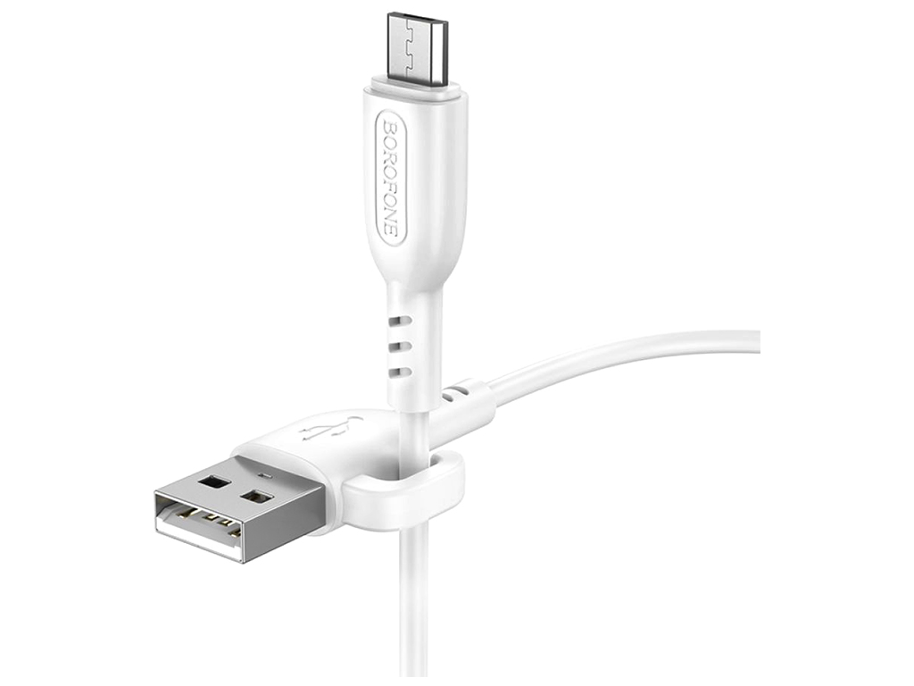 Кабель USB Borofone BX91 Micro 2.4A Колір Білий