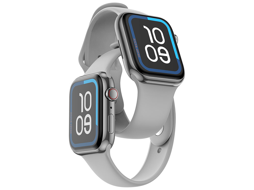 Смарт-часы XO M50 Pro, Bluetooth 5.0, IPS дисплей, 260мАч, ABS пластик, силикон, 160×90×30мм, серый
