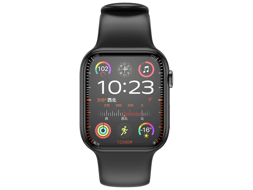 Смарт-часы XO M50 Pro, Bluetooth 5.0, IPS дисплей, 260мАч, ABS пластик, силикон, 160×90×30мм, черный