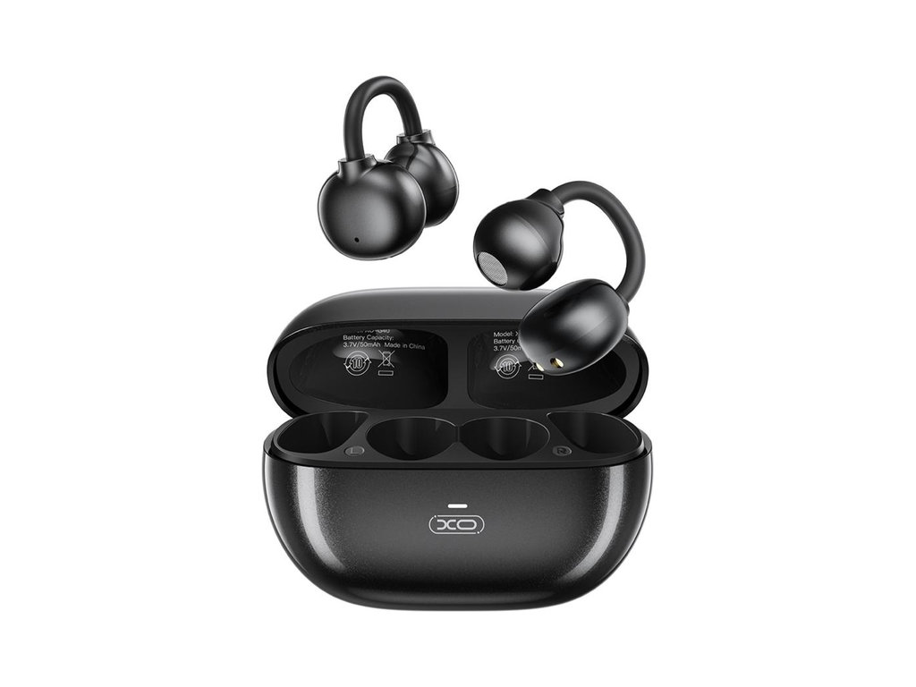 Блютуз стерео гарнитура XO G40, bluetooth 5.3, сенсорное управление, кейс 300mAh, цвет черный