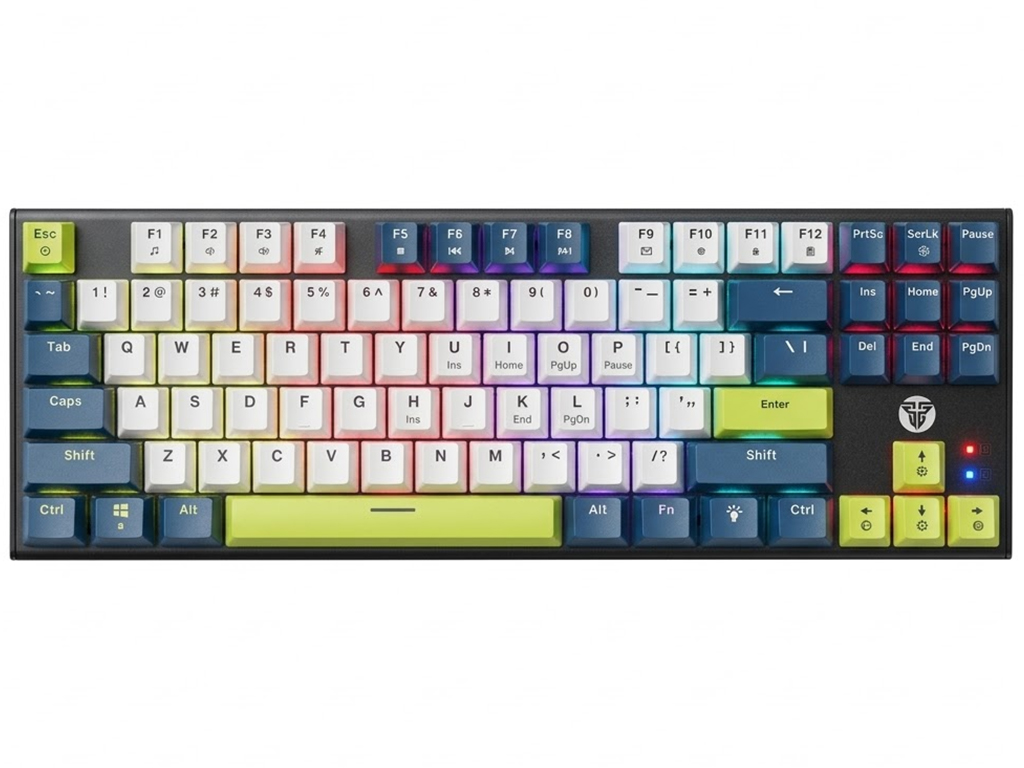 Клавиатура игровая Fantech ATOM87S MK877S Mori, Red Switch, подсветка, Type‑C, ENG, цвет синий