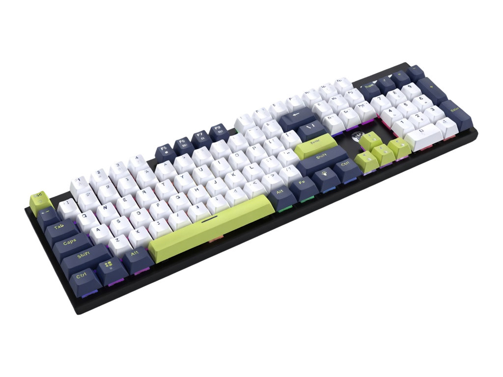 Клавиатура игровая Fantech ATOM104S MK878S Mori, проводная, Red Switch, RGB подсветка, ENG, синий