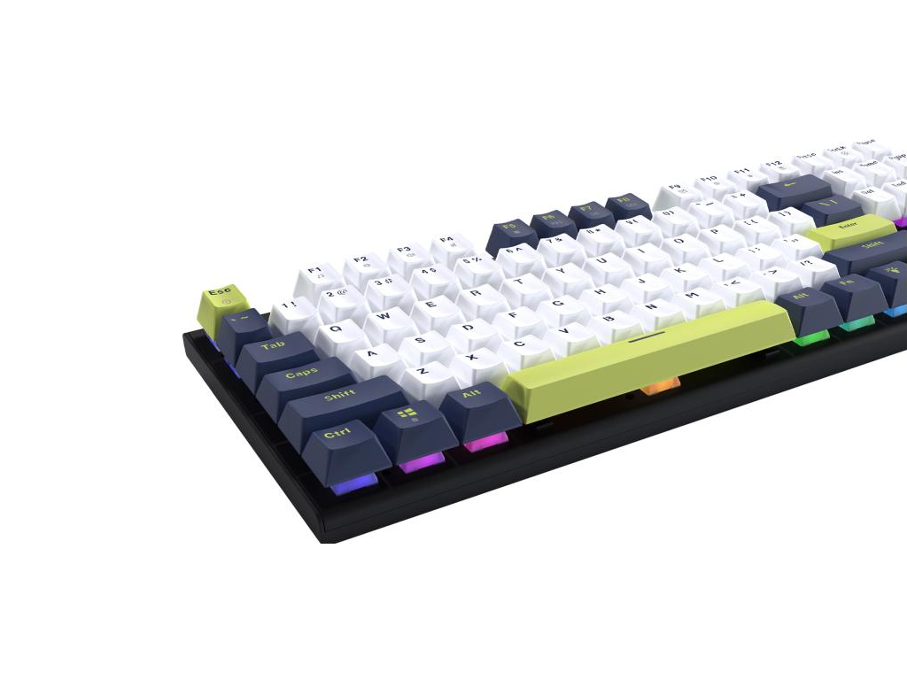 Клавиатура игровая Fantech ATOM104S MK878S Mori, проводная, Red Switch, RGB подсветка, ENG, синий