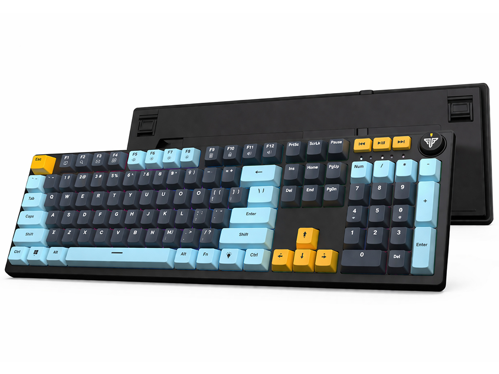 Клавиатура игровая Fantech ATOM107S MK893S MIZU, Red Switch,  подсветка, Type‑C, ENG, цвет черный