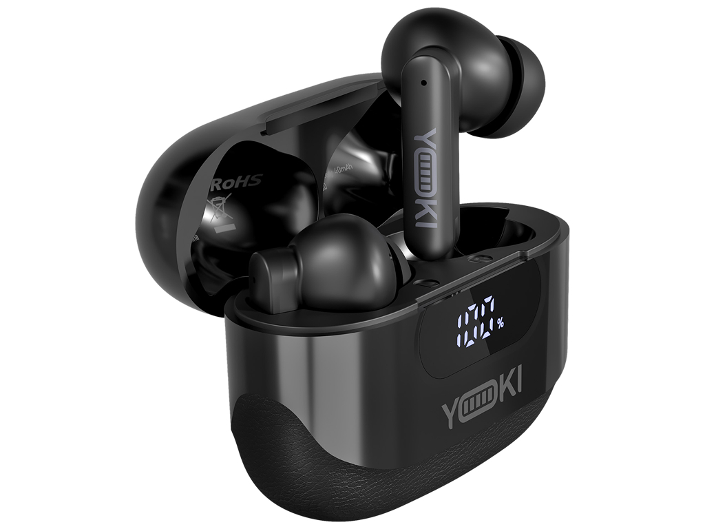 Наушники беспроводные Yoki Flex, Tws, Anc+Enc, Bluetooth 6.0, Ipx4