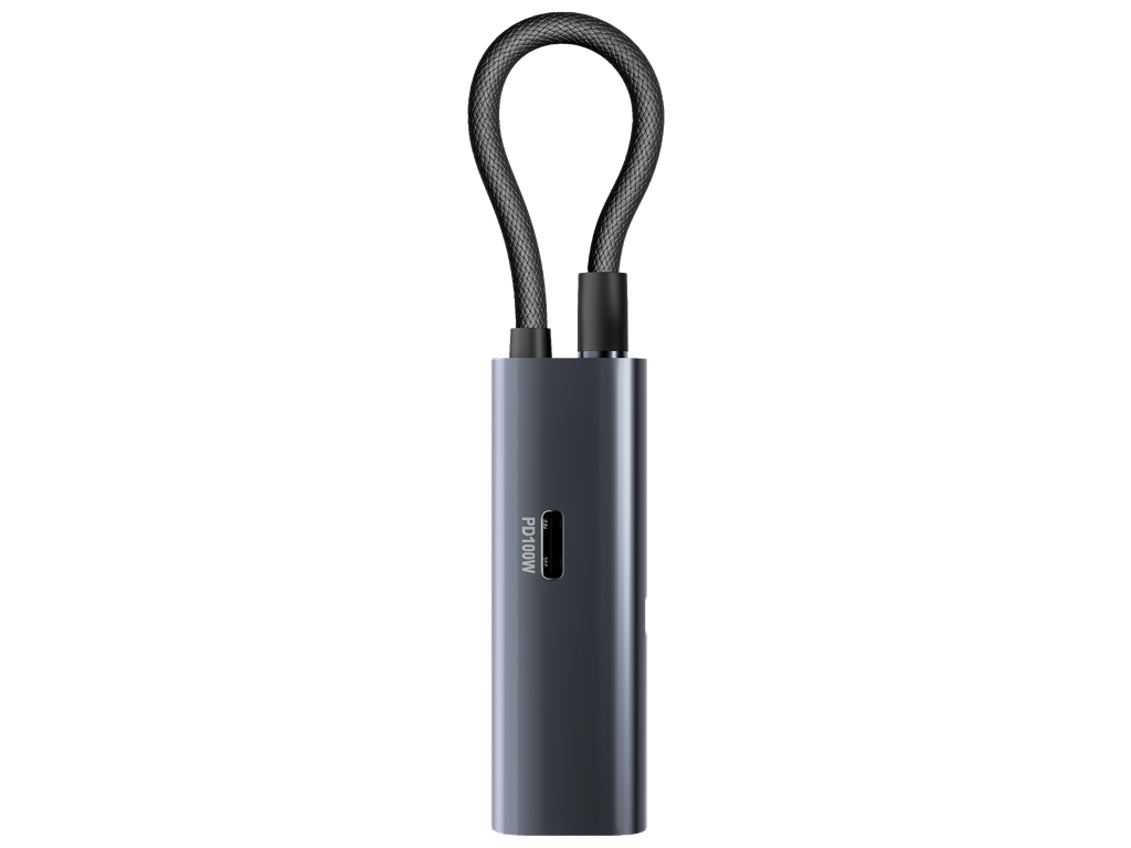 Usb-хаб Yoki Pocket Mini 3 в 1, Type-C, Hdmi, Usb 3.0, Pd 100Вт