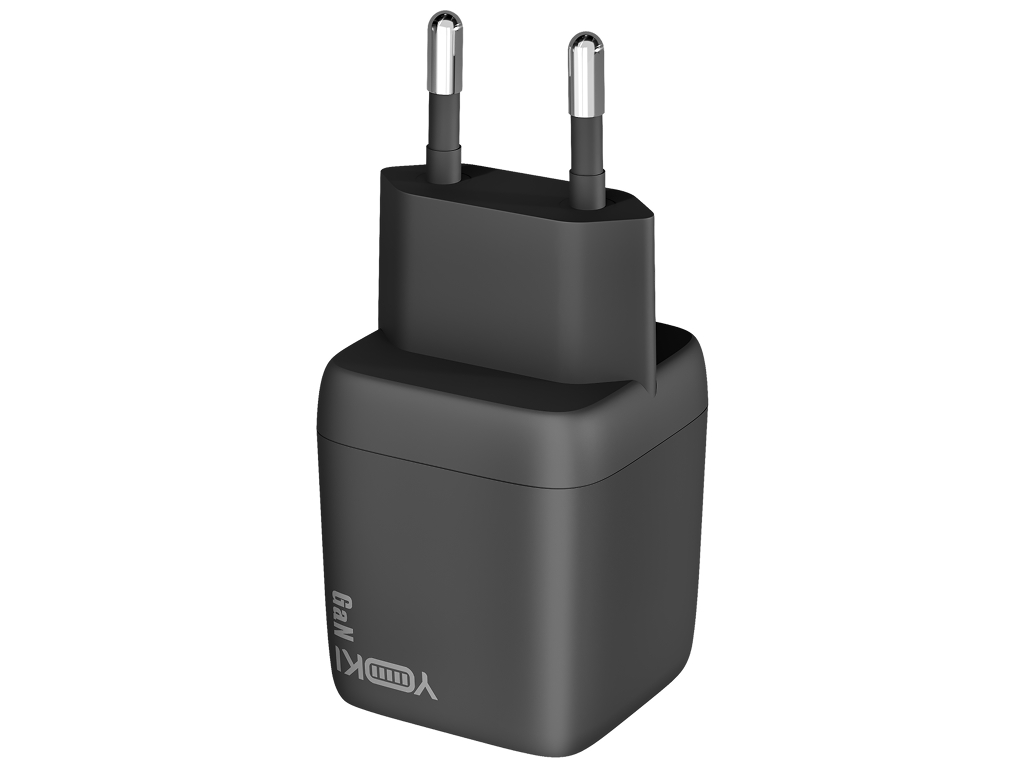 Сетевое зарядное устройство Yoki PowerGaN, Type-C, Usb-A, Pd, Qc, GaN, 35Вт