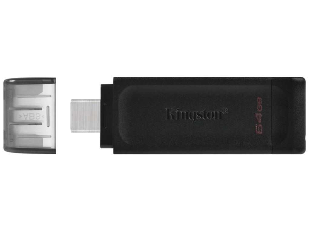 USB флеш-накопитель 3.2 Kingston DT 70 64GB Type-C Цвет Черный