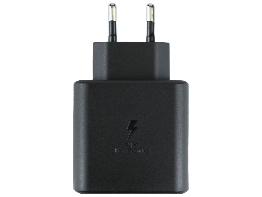 Сетевое Зарядное Устройство Samsung 1USB-C PD/QC 45W+Type-C to Type-C 1:1 Цвет Черный