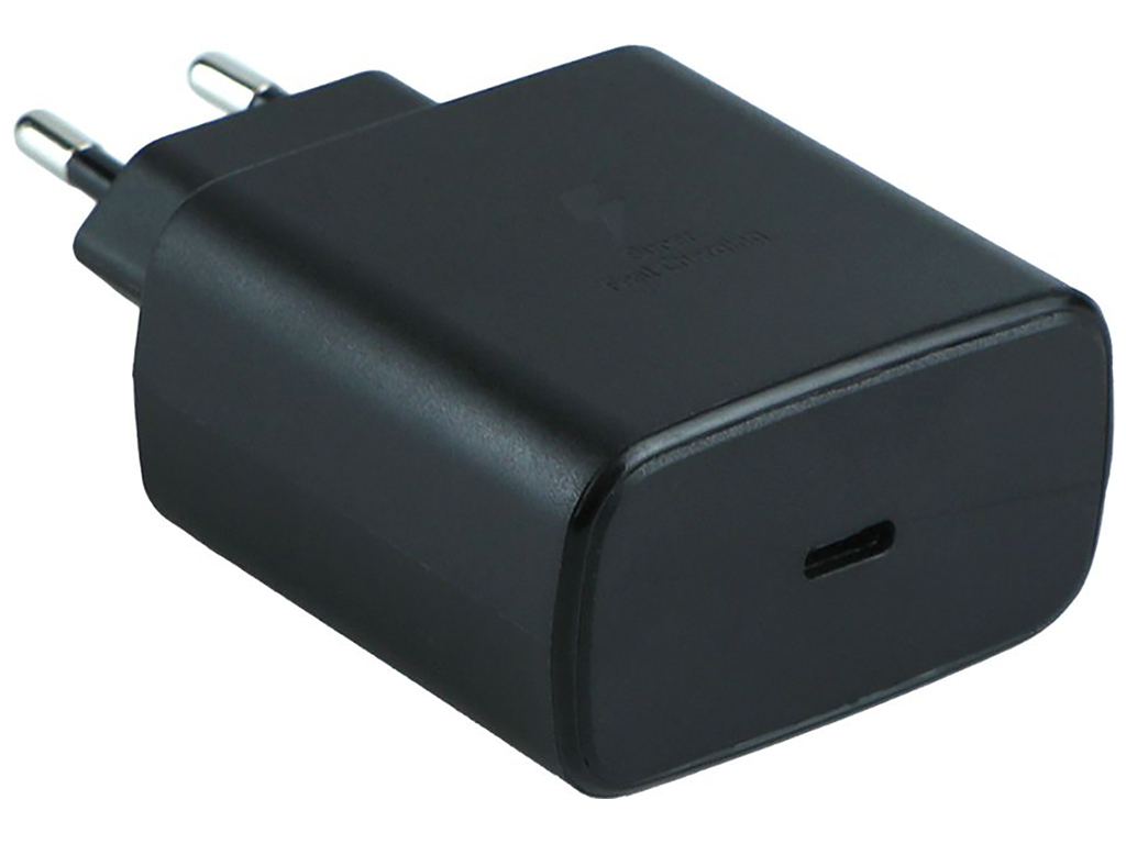 Сетевое Зарядное Устройство Samsung 1USB-C PD/QC 45W+Type-C to Type-C 1:1 Цвет Черный