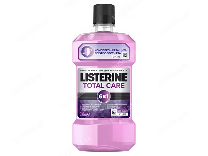 Ополаскиватель для полости рта Listerine Total care 250мл