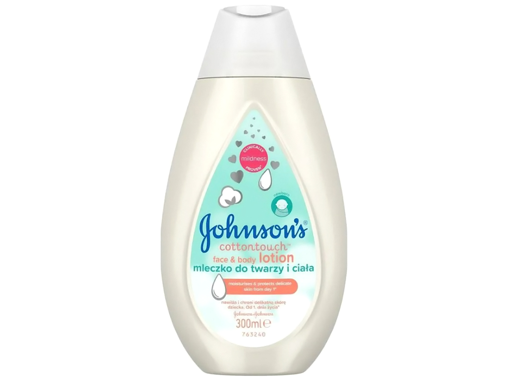 Детское молочко для лица и тела Johnson's Нежность хлопка, 300мл