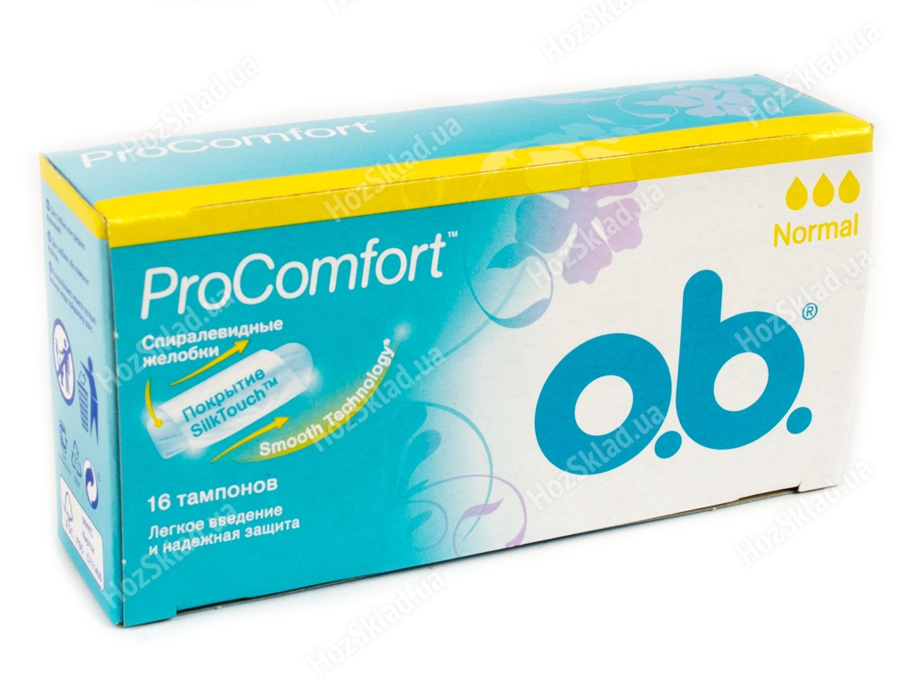Тампоны O.b. Pro Comfort Normal 3капли 16шт 