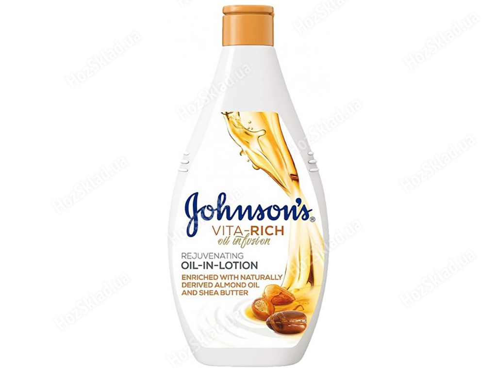 Лосьон для тела Johnson's Body Care Vita-Rich питательный с маслами миндаля и ши 400мл