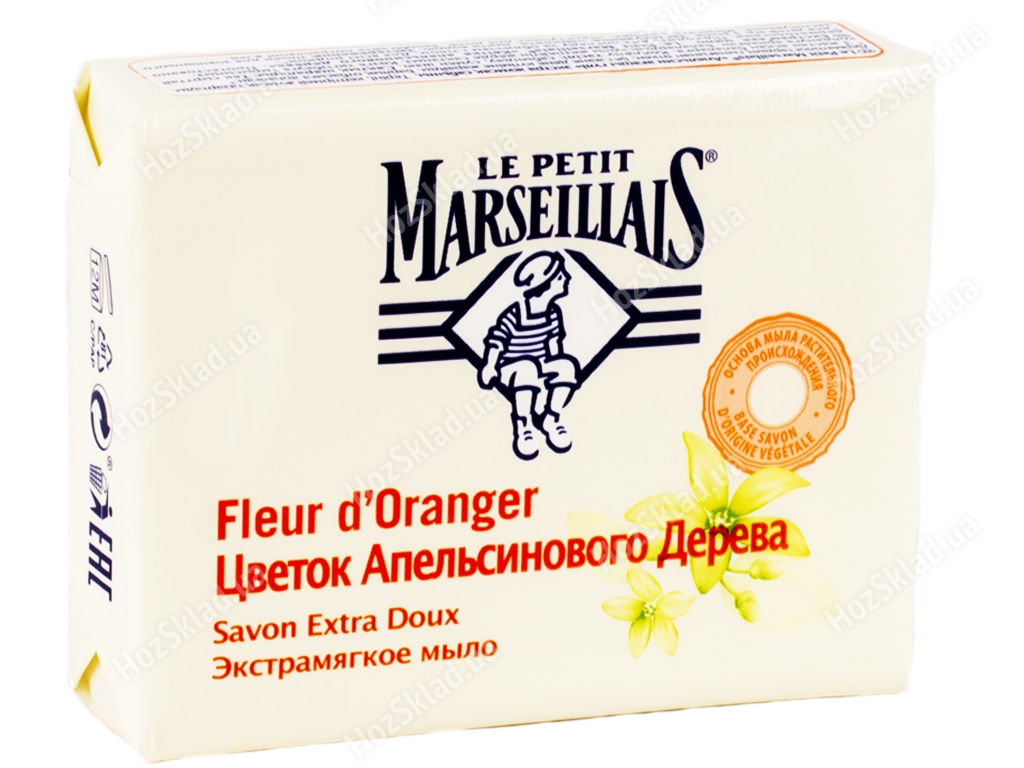 Крем-мыло твердое Le Petit Marseillais Цветок апельсинового дерева экстрамягкое 90гр