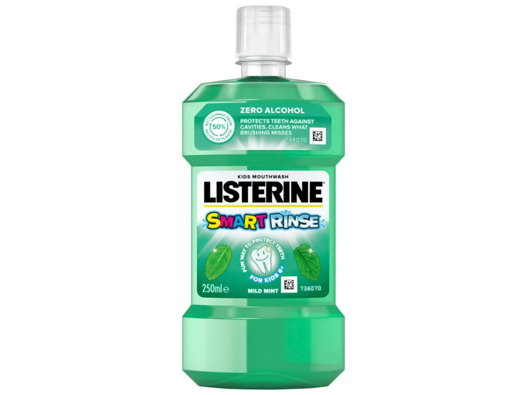 Ополаскиватель для полости рта Listerine Smart Rinse, детский, 250мл