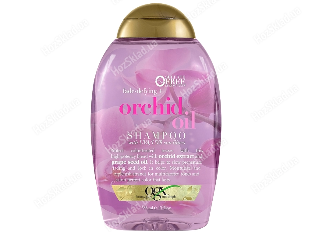 Шампунь для волосся OGX Fade-Defying+Orchid Oil Захист кольору з олією орхідеї 385мл