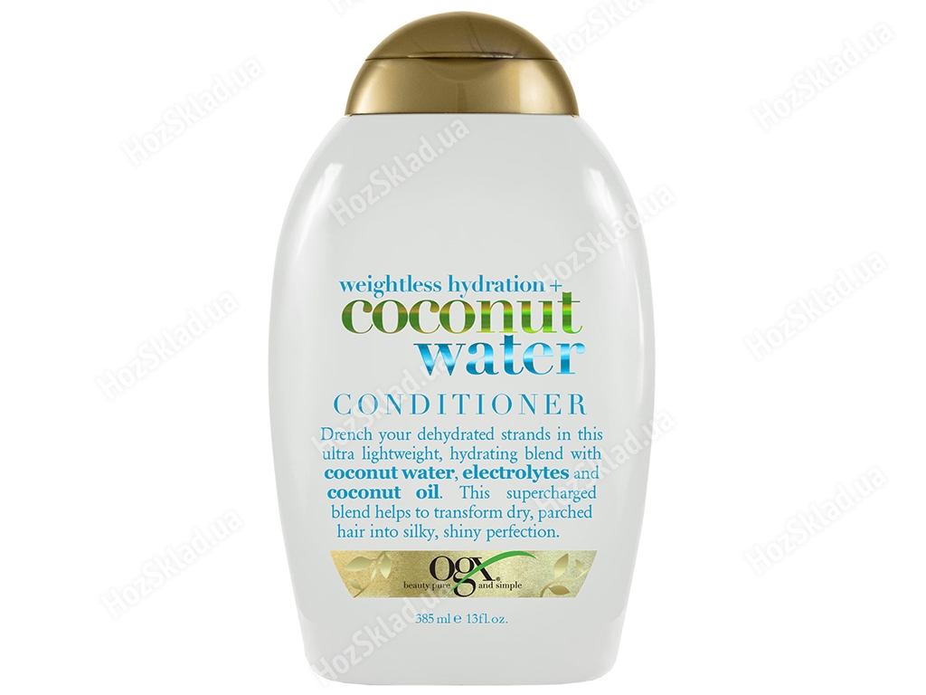 Кондиционер для волос OGX невесомое увлажнение с кокосовой водой 385мл