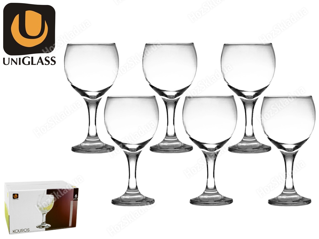 Набор бокалов винных Kouros 165мл 94502 (цена за набор 6шт)