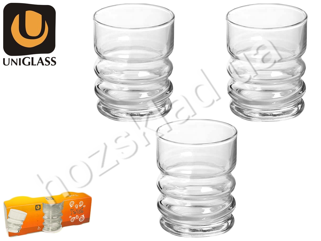 Набір склянок Twist 160мл 94805 (ціна за набір 3шт)