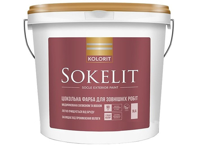 Краска цокольная латексная Kolorit Sokelit (база LA) 9л