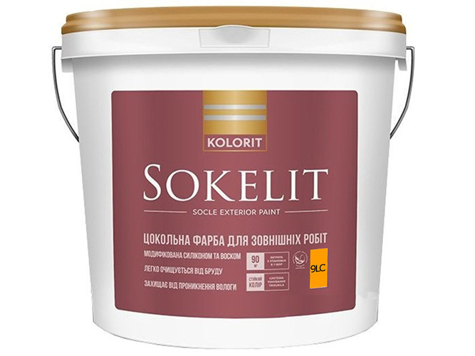 Краска цокольная латексная Kolorit Sokelit (база LC) 9л