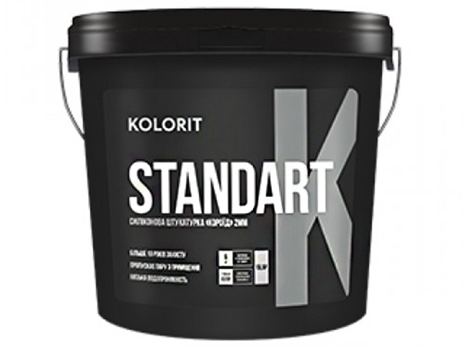 Штукатурка структурная "короед" Kolorit Standart K (база LАP) 15кг