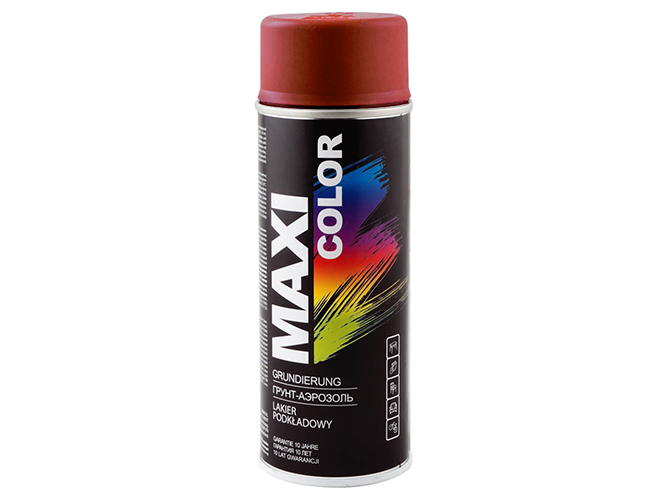 Грунт-аэрозоль универсальный MAXI COLOR 400мл (цвет красный)