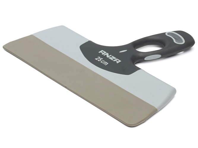 Шпатель для замазки гумовий Anza 25см