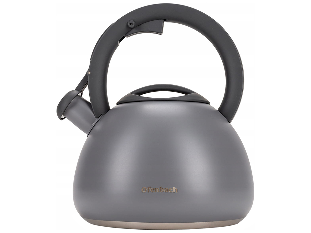 Чайник Ofenbach, из нержавеющей стали со свистком, 2,7л