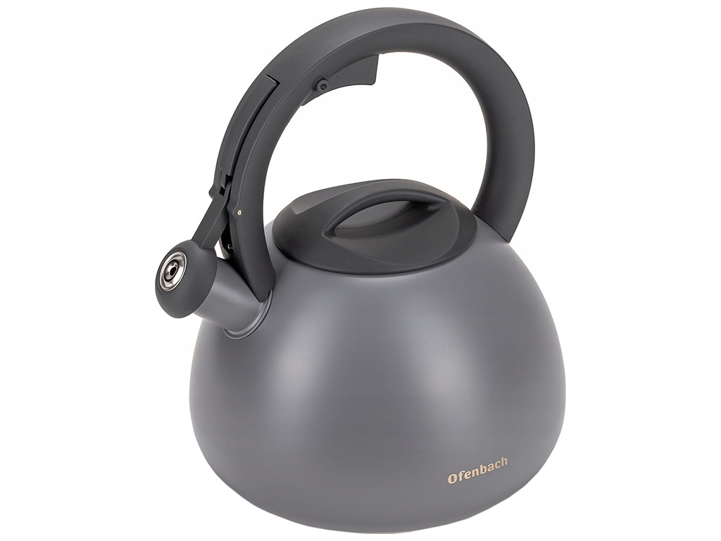 Чайник Ofenbach, из нержавеющей стали со свистком, 2,7л