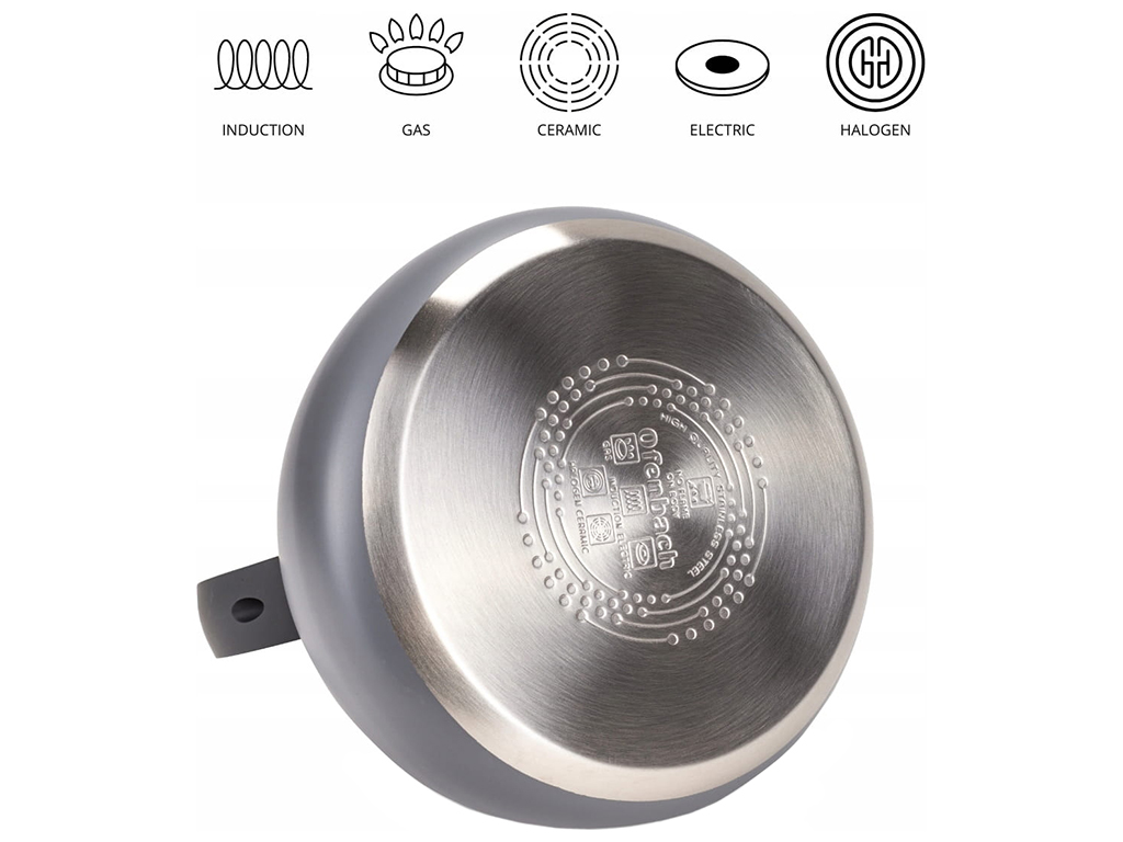 Чайник Ofenbach, из нержавеющей стали со свистком, 2,7л