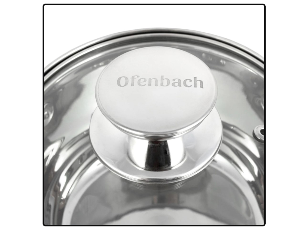 Каструля з кришкою Ofenbach нержавіюча сталь 1,7л