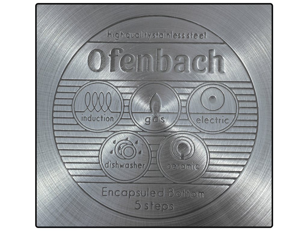 Каструля з кришкою Ofenbach нержавіюча сталь 1,7л