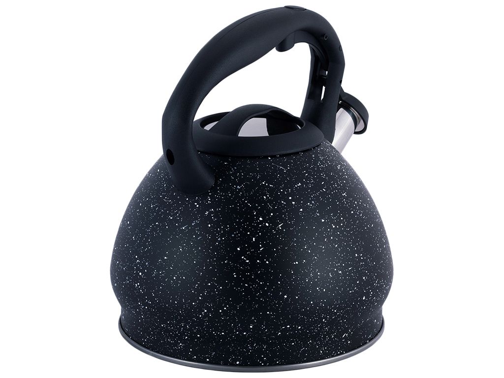 Чайник Kamille индукционное дно, из нержавеющей стали со свистком и нейлоновой ручкой 2,7л