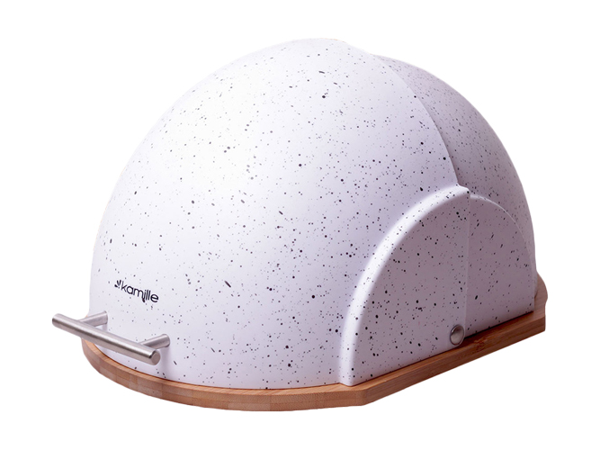 Хлебница из бамбука и пластика Kamille 38,5х26,5х20см