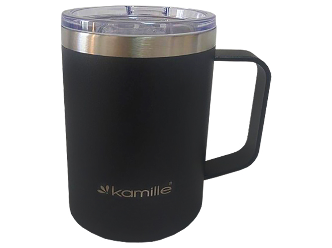 Термокружка Kamille, нержавеющая сталь с поверхностью soft-touch, 360мл