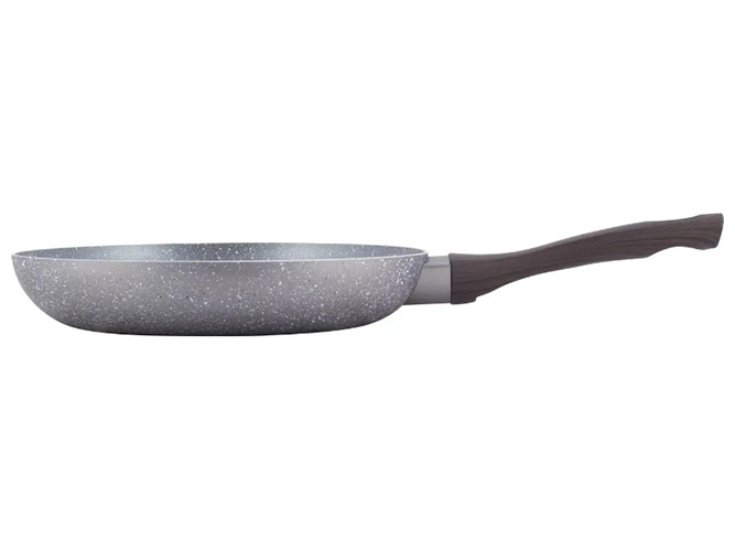 Сковорода Kamille с антипригарным покрытием Grey marble из алюминия, 26см