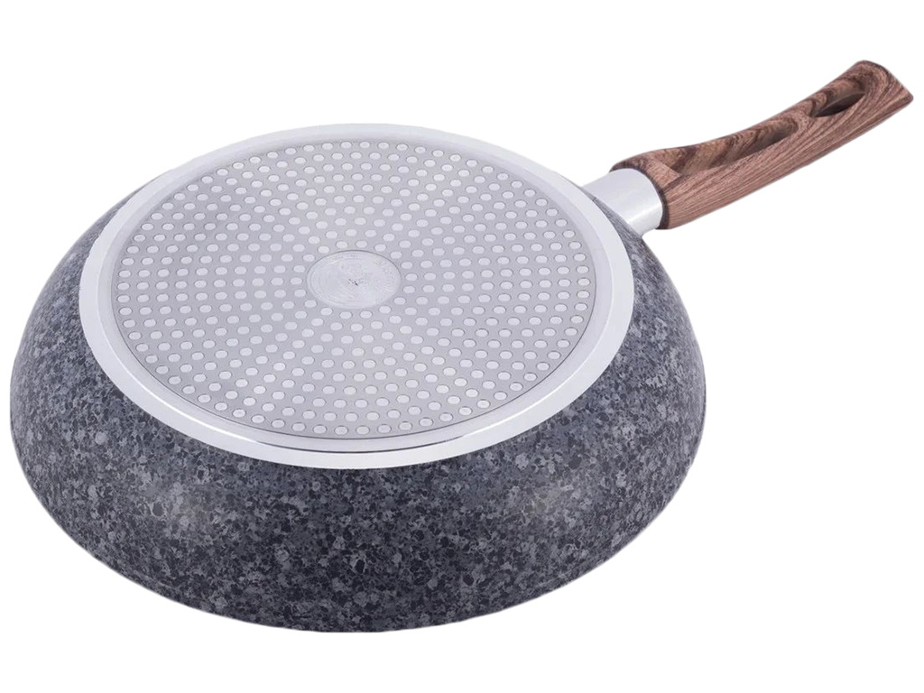 Сковорода алюминиевая с антипригарным покрытием PTFE Kamille 28см