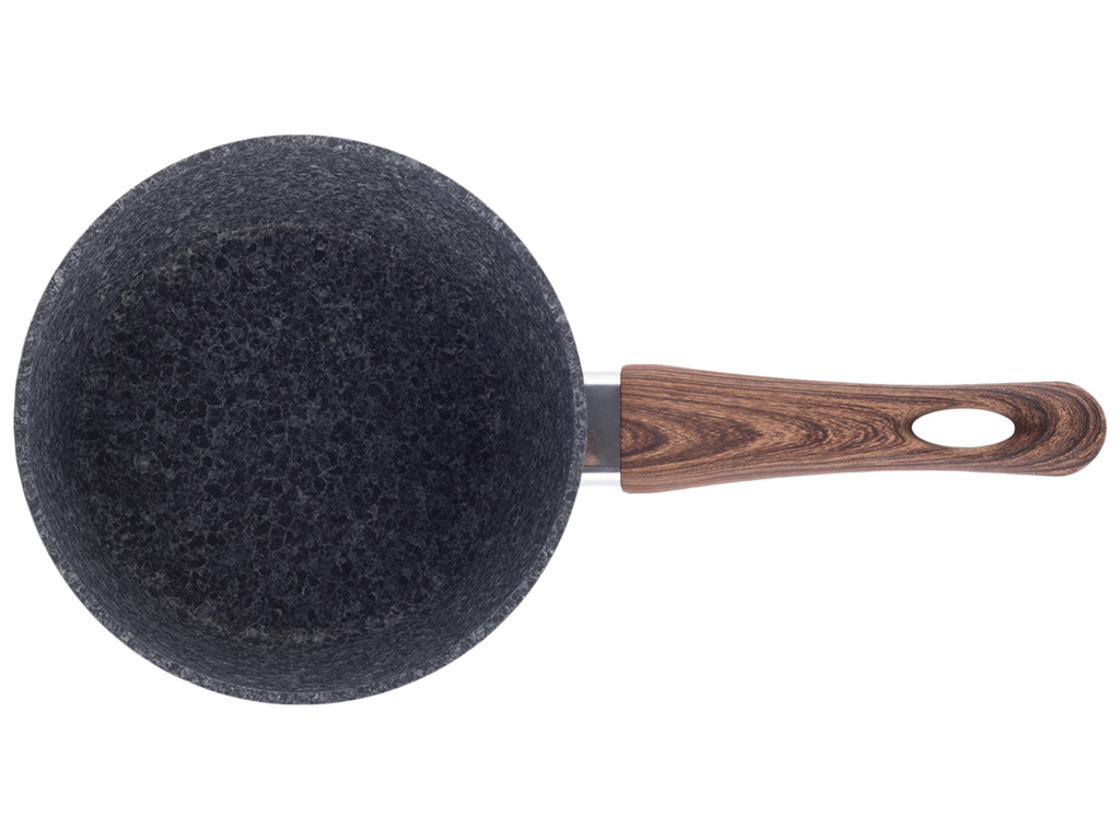Ківш алюмінієвий Kamille з антипригарним покриттям Grey marble D16см 1,2л