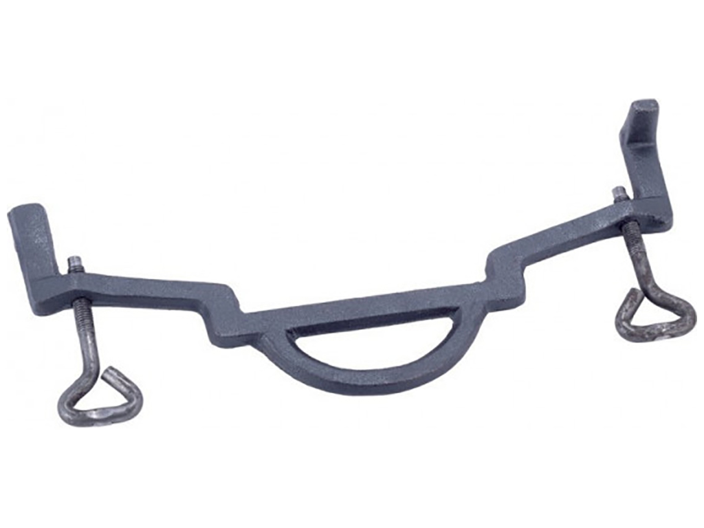 Котелок чугунный с крышкой Kamille на ножках, с креплениями 15л