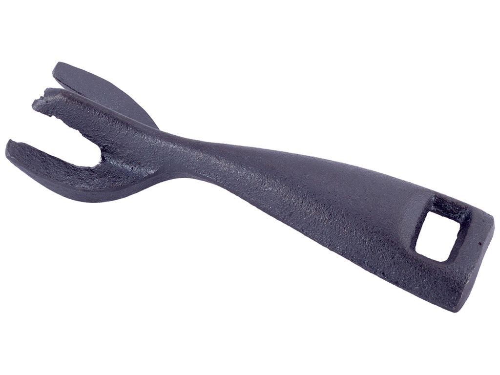 Сковорода чугунная Kamille с деревянной подставкой D25см