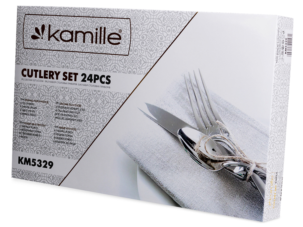 Набір столових приборів Kamille нержавіюча сталь 24 предмети