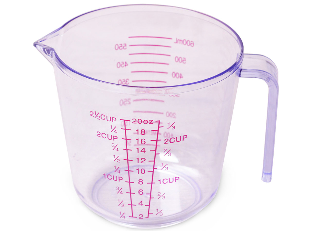 Стакан мерный пластиковый Kamille D11,5см 600мл