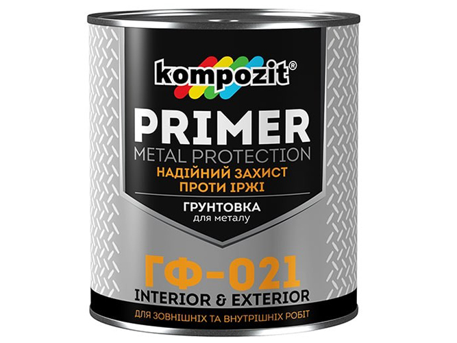 Грунтовка ГФ-021 Kompozit Світло сіра 2,8 кг